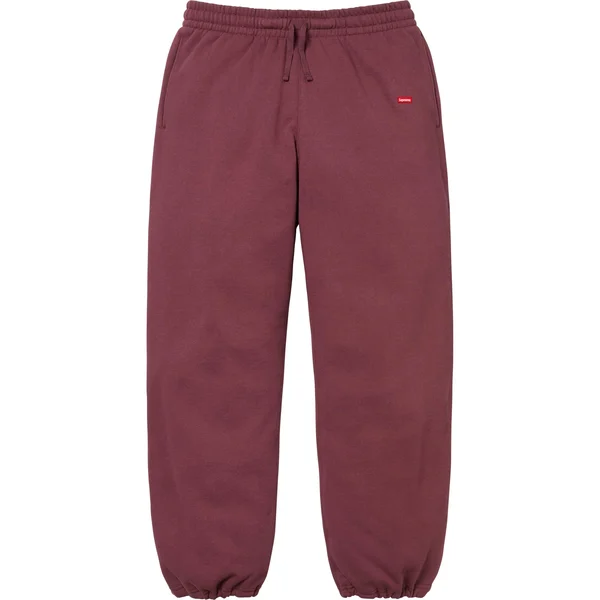 Supreme Small Box Drawcord Sweatpant - Maroon (front)