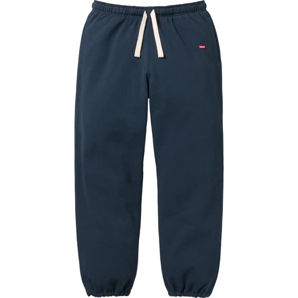 Supreme Small Box Drawcord Sweatpant - Navy (front)