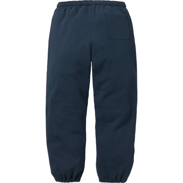 Supreme Small Box Drawcord Sweatpant - Navy (front)