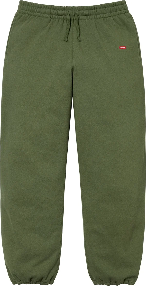 Supreme Small Box Drawcord Sweatpant - Olive (front)