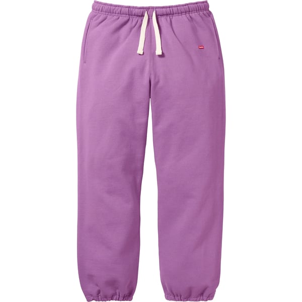 Supreme Small Box Drawcord Sweatpant - Purple (front)