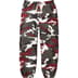 Supreme Small Box Drawcord Sweatpant - Red Camo (front)