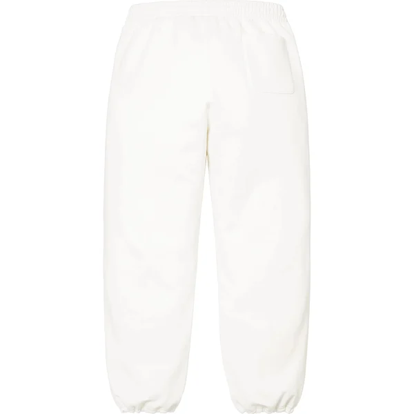 Supreme Small Box Drawcord Sweatpant - White (front)
