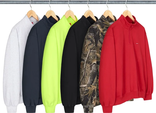 Supreme Small Box Half Zip Pullover - Product Image