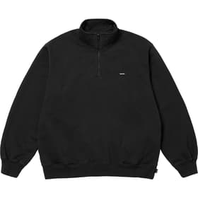 Supreme Small Box Half Zip Pullover Black