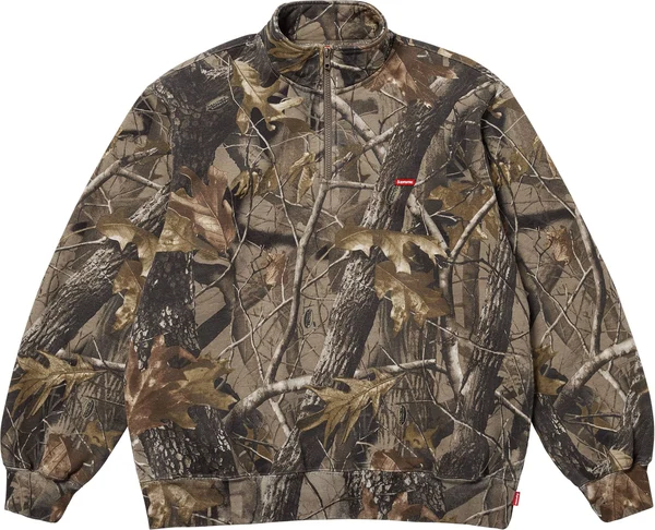 Supreme Small Box Half Zip Pullover - Realtree® Hardwoods (front)