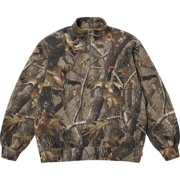 Supreme Small Box Half Zip Pullover - Realtree® Hardwoods Camo (front)