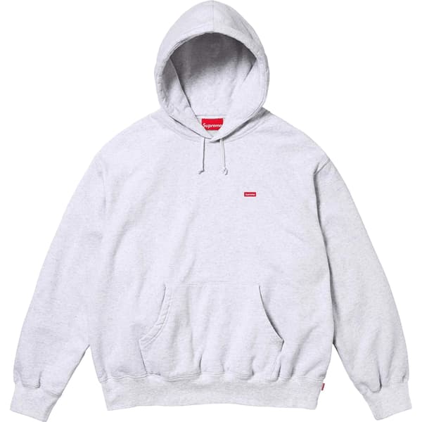 Supreme Small Box Hooded Sweatshirt - Ash Grey (front)