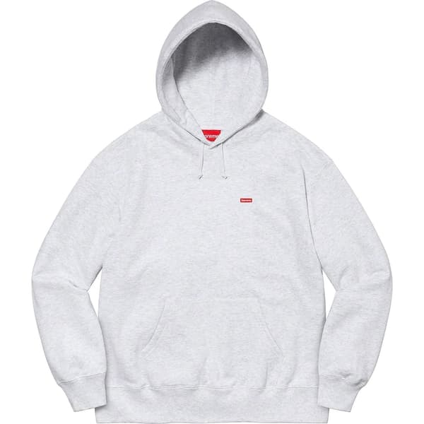 Supreme Small Box Hooded Sweatshirt - Ash Grey (front)