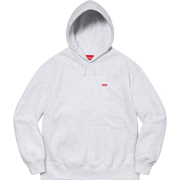 Supreme Small Box Hooded Sweatshirt - Ash Grey (front)