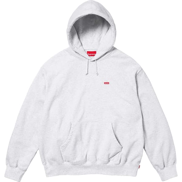 Supreme Small Box Hooded Sweatshirt - Ash Grey (front)