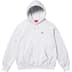 Supreme Small Box Hooded Sweatshirt - Ash Grey (front)