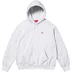 Supreme Small Box Hooded Sweatshirt - Ash Grey (front)