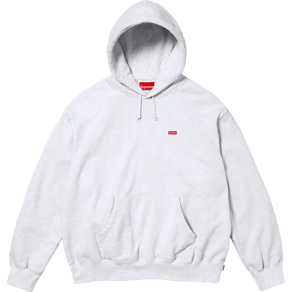Supreme Small Box Hooded Sweatshirt - Ash Grey (front)