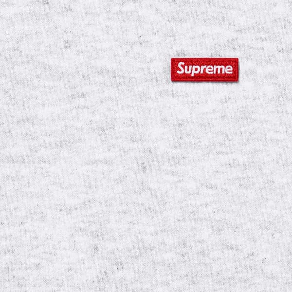 Supreme Small Box Hooded Sweatshirt - Ash Grey (front)