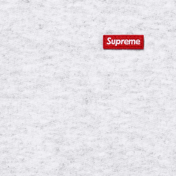Supreme Small Box Hooded Sweatshirt - Ash Grey (front)