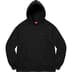 Supreme Small Box Hooded Sweatshirt - Black (front)