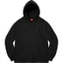 Supreme Small Box Hooded Sweatshirt - Black (front)