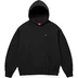 Supreme Small Box Hooded Sweatshirt - Black (front)