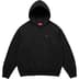 Supreme Small Box Hooded Sweatshirt - Black (front)