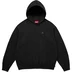 Supreme Small Box Hooded Sweatshirt - Black (front)