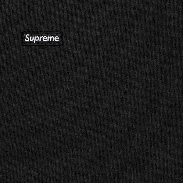 Supreme Small Box Hooded Sweatshirt - Black (front)