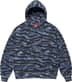 Supreme Small Box Hooded Sweatshirt - Blue Tiger Camo (front)