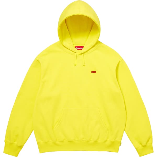 Supreme Small Box Hooded Sweatshirt - Bright Yellow (front)