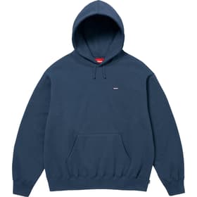 Supreme Small Box Hooded Sweatshirt Dark Blue