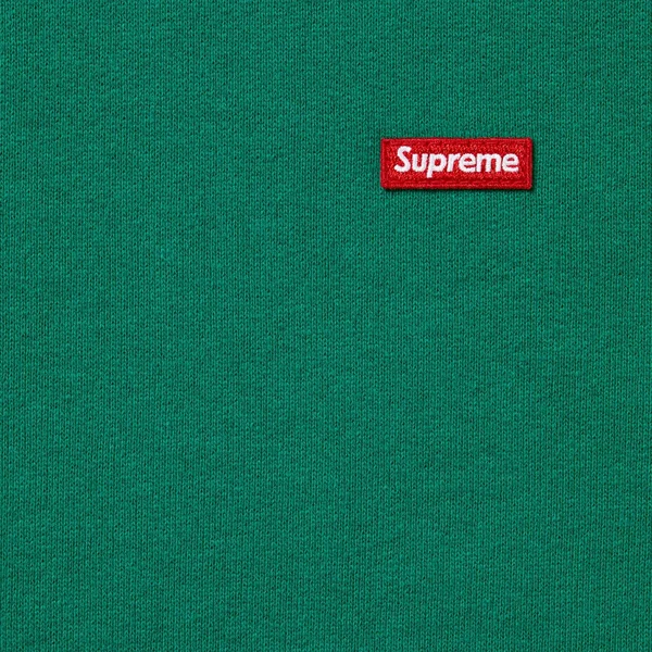 Supreme Small Box Hooded Sweatshirt - Dark Green (front)