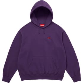 Supreme Small Box Hooded Sweatshirt Dark Purple