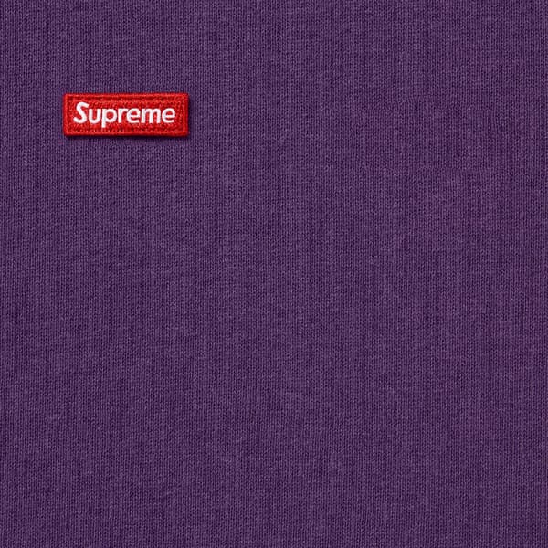 Supreme Small Box Hooded Sweatshirt - Dark Purple (front)