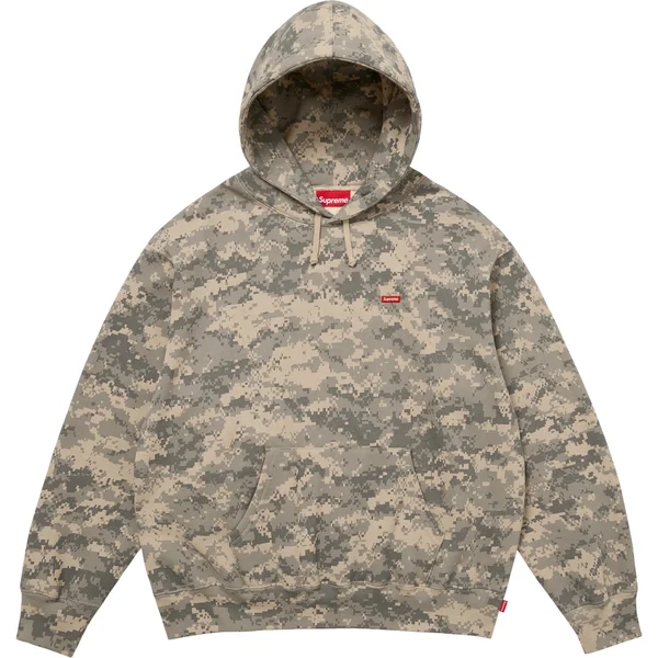 Supreme Small Box Hooded Sweatshirt - Digi Camo (front)