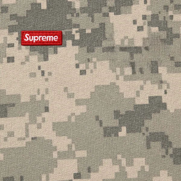 Supreme Small Box Hooded Sweatshirt - Digi Camo (front)