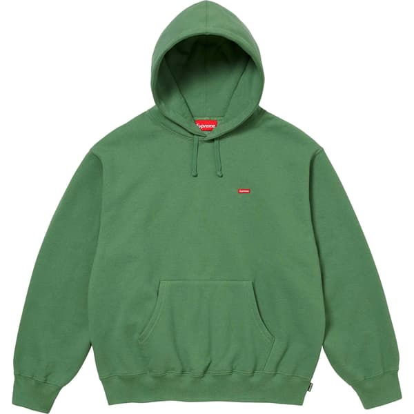 Supreme Small Box Hooded Sweatshirt - Dusty Green (front)