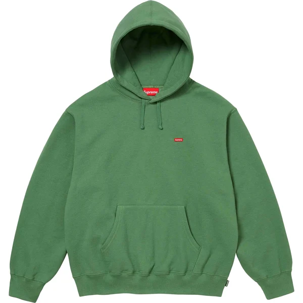 Supreme Small Box Hooded Sweatshirt - Dusty Green (front)
