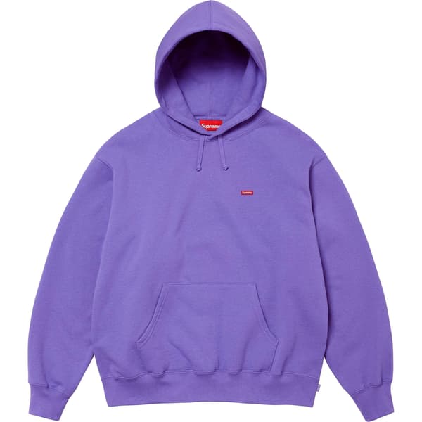 Supreme Small Box Hooded Sweatshirt - Light Purple (front)