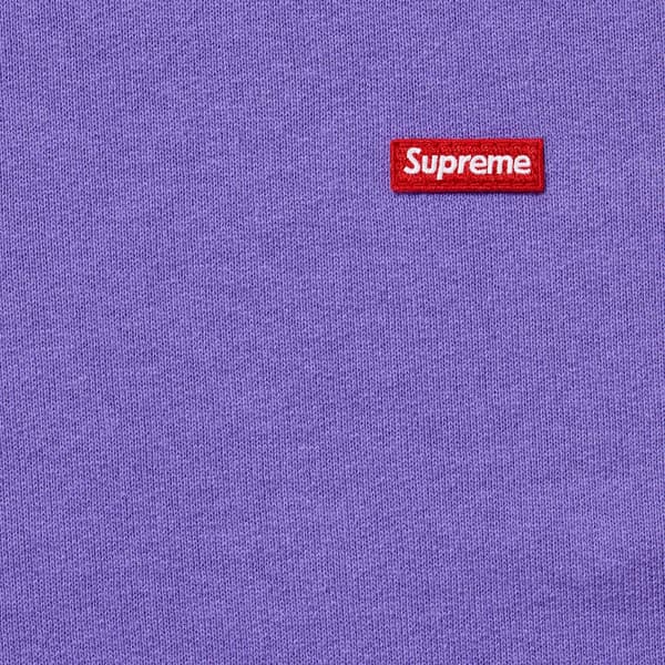 Supreme Small Box Hooded Sweatshirt - Light Purple (front)