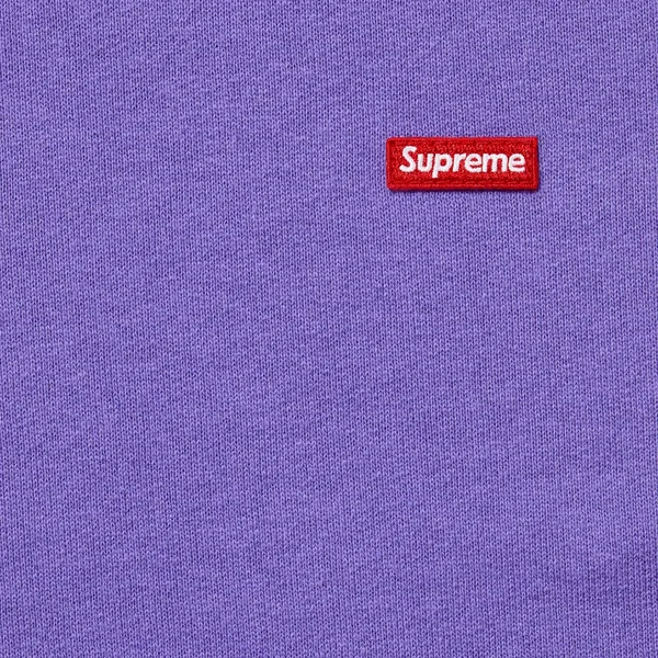 Supreme Small Box Hooded Sweatshirt - Light Purple (front)