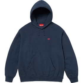 Supreme Small Box Hooded Sweatshirt Navy