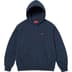 Supreme Small Box Hooded Sweatshirt - Navy (front)