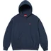 Supreme Small Box Hooded Sweatshirt - Navy (front)