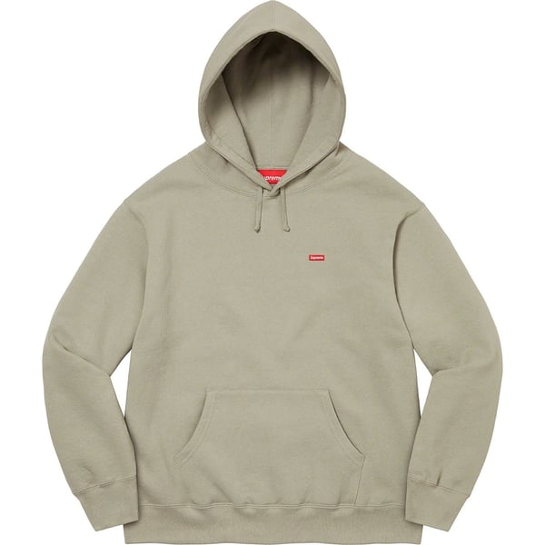 Supreme Small Box Hooded Sweatshirt - Olive (front)