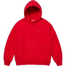Supreme Small Box Hooded Sweatshirt Red