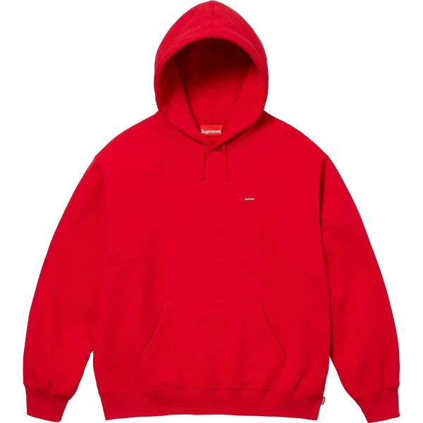 Supreme Small Box Hooded Sweatshirt - Red (front)