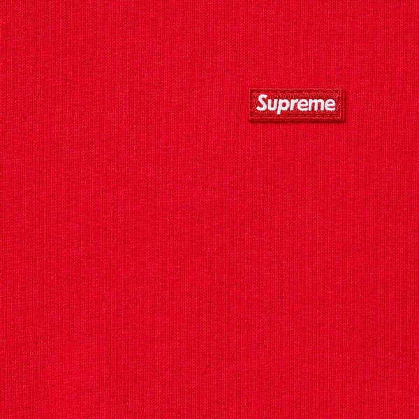 Supreme Small Box Hooded Sweatshirt - Red (front)