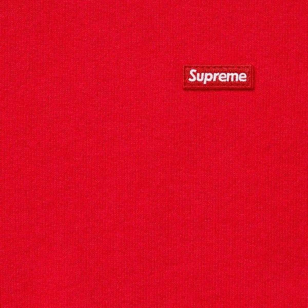 Supreme Small Box Hooded Sweatshirt - Red (front)