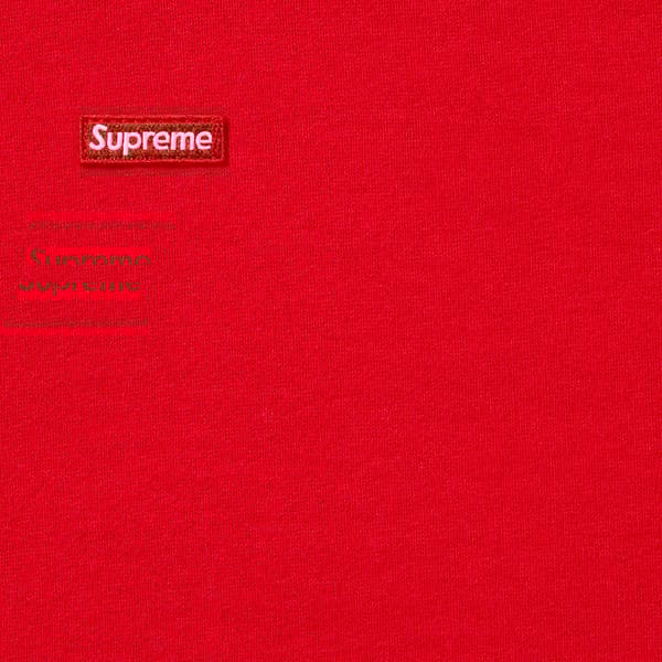 Supreme Small Box Hooded Sweatshirt - Red (front)