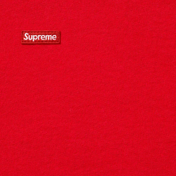 Supreme Small Box Hooded Sweatshirt - Red (front)