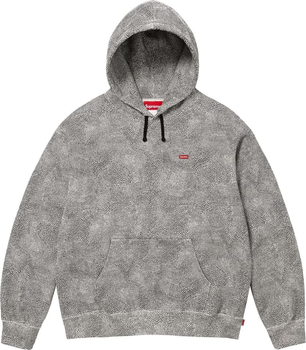 Supreme Small Box Hooded Sweatshirt - Snakeskin (front)